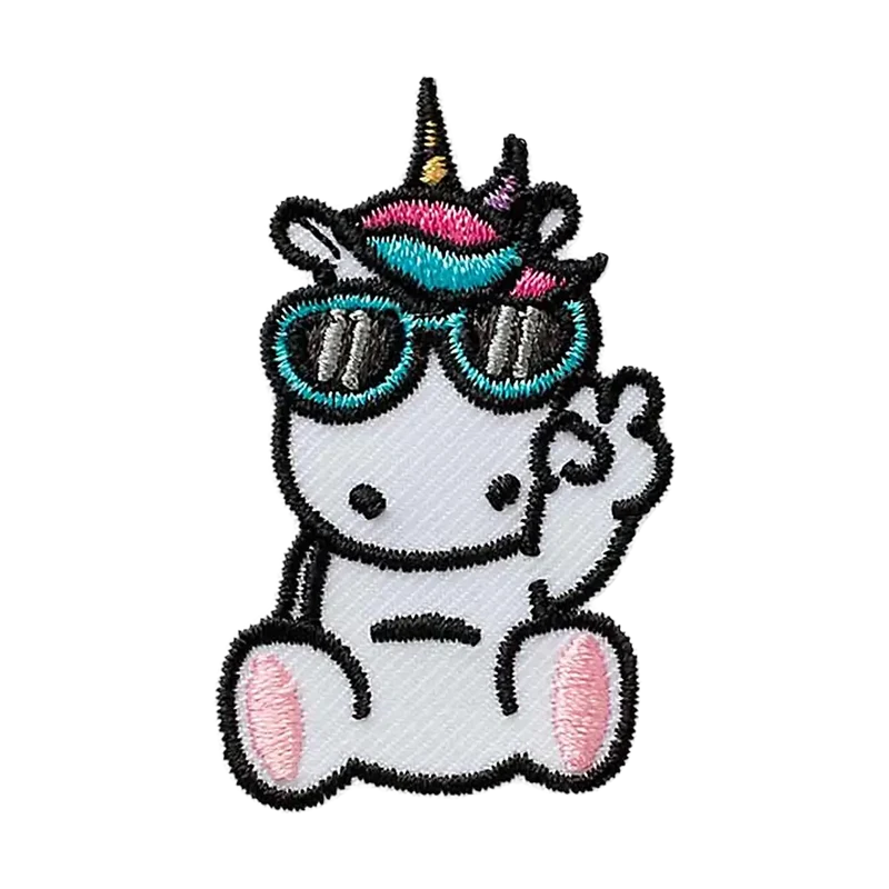 Applikation | Einhorn mit Brille 06245