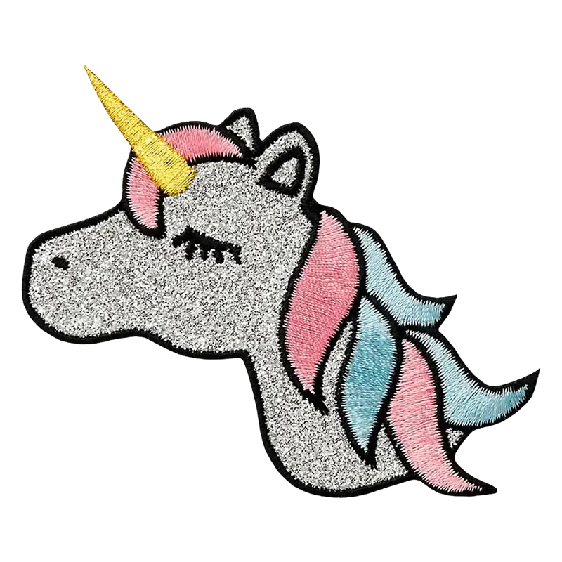 Applikation | Einhorn mit Glitzer 12100