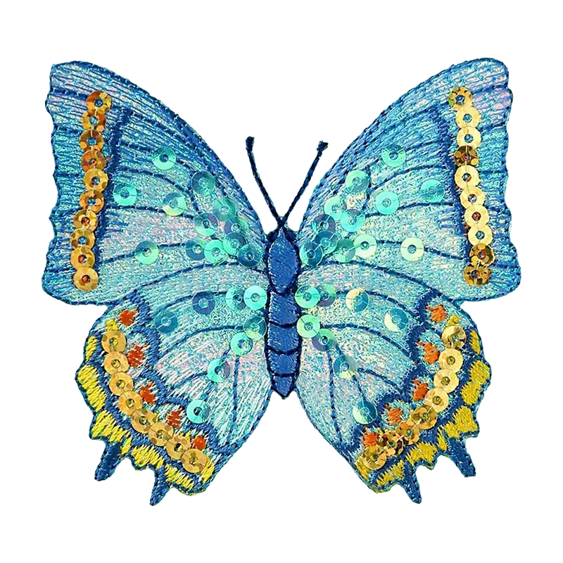 Applikation | Schmetterling mit Pailletten 14483
