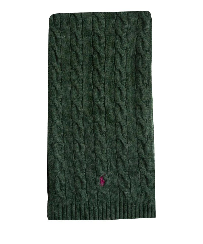 Sciarpa con logo ricamato