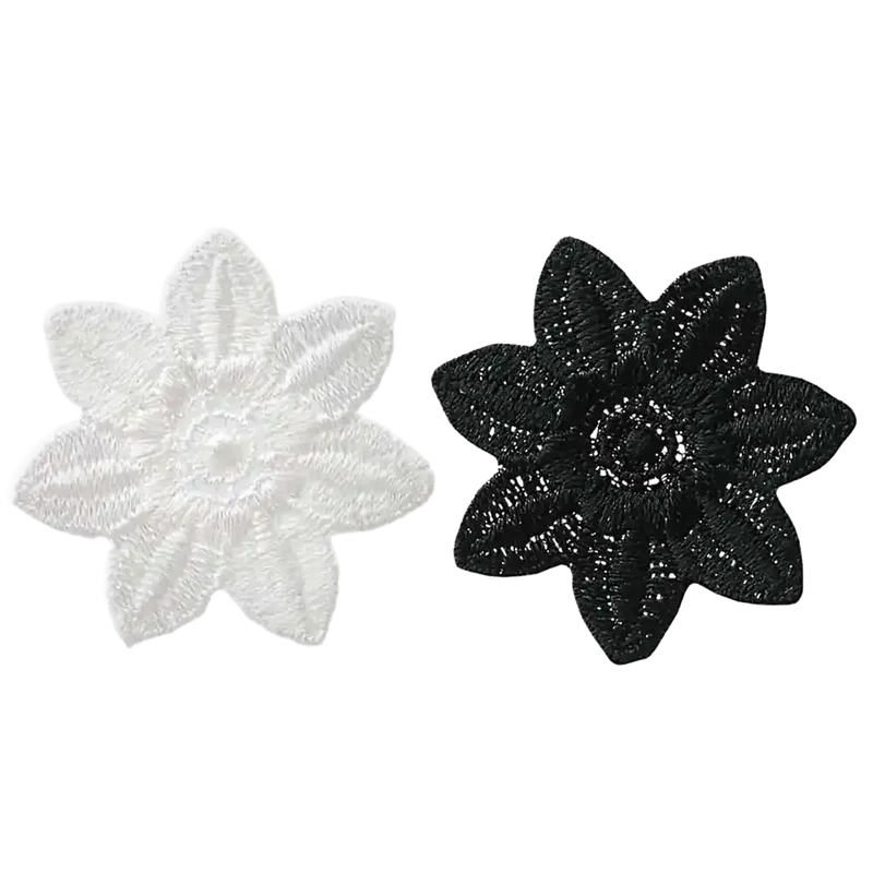 Applikation | Blumen in Sternform groß