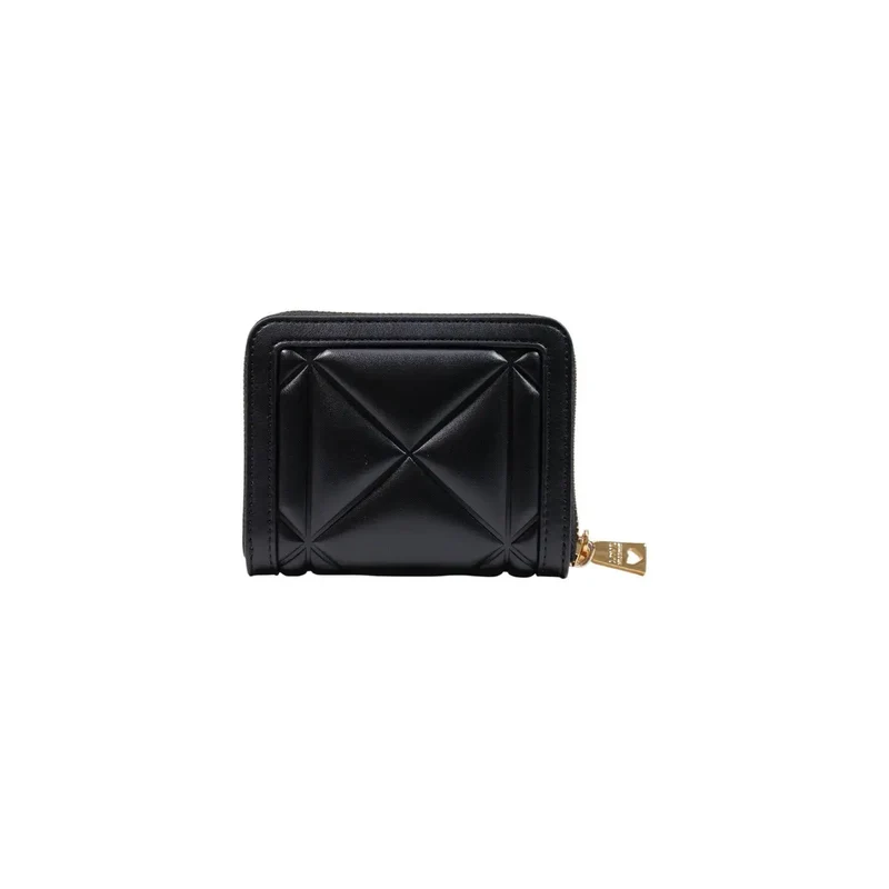 Love Moschino Damen-Geldbörse Schwarz aus Polyurethan W13xH9xL3