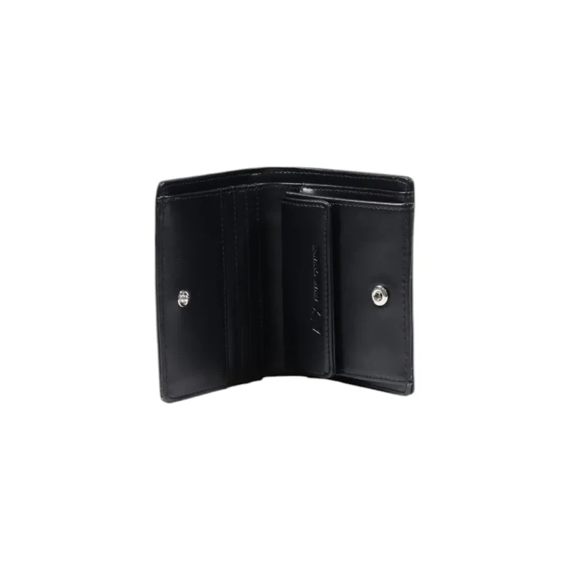 Armani Exchange Damen-Geldbörse in Schwarz mit Fächern 11x9x3