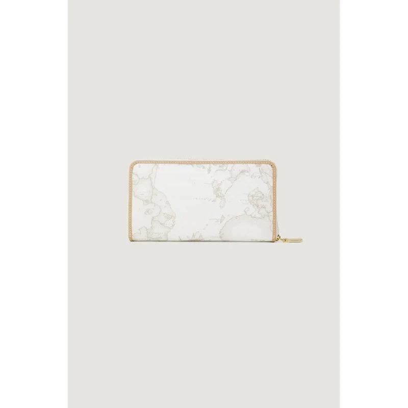 Alviero Martini Prima Classe Damen-Geldbörse mit Reißverschluss in Weiß 12x19