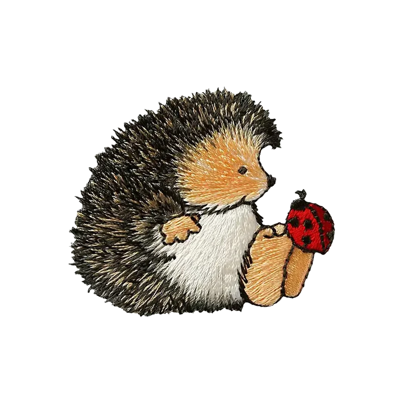 Applikation | M.S. Design © | Igel mit Junikäfer 10205