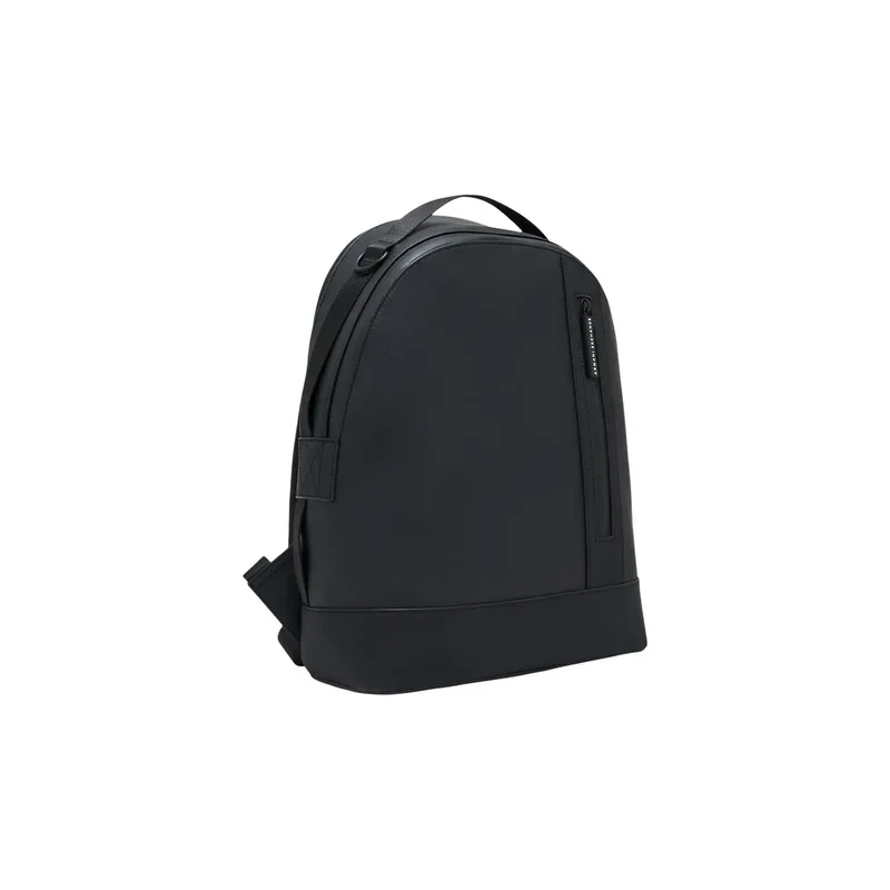 Armani Exchange Herren Rucksack aus schwarzem Polyester W31 H40 L12,5
