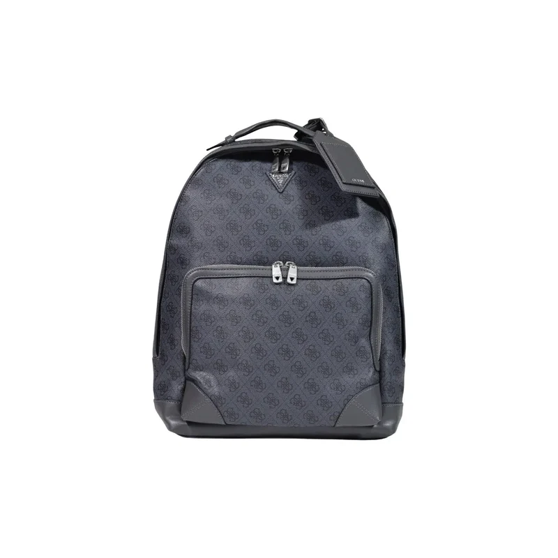 Vermutlich Herren Milano Umhängetasche aus Kunstleder in Grau, W22 cm