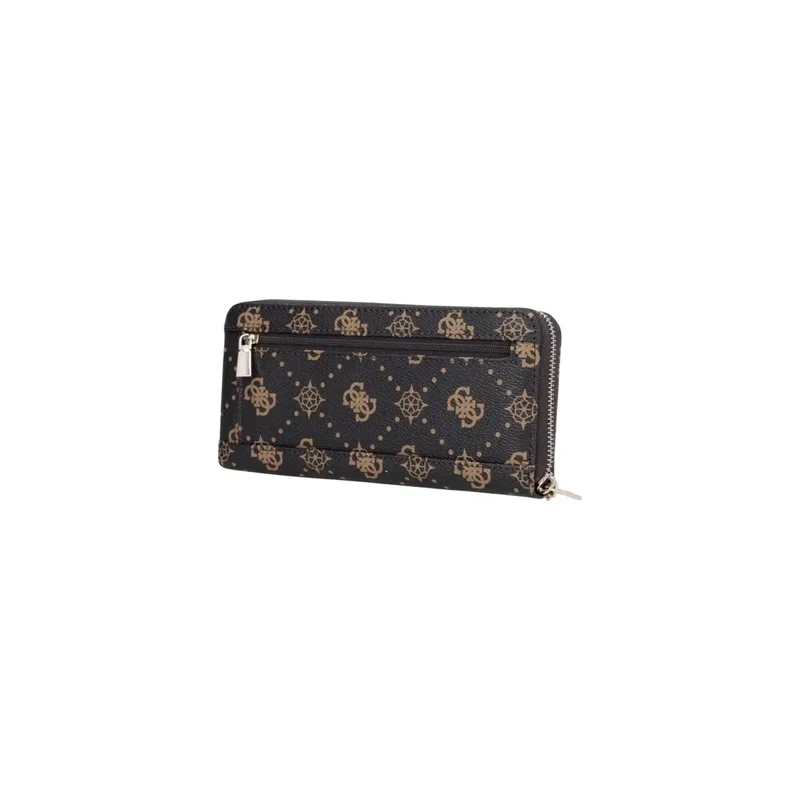 Guess Damen Emelie Logo Geldbörse Braun Reißverschlussfach W22 cm