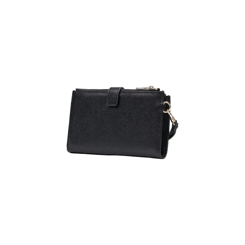 Guess Damen Amorette Geldbörse aus schwarzem Polyurethan, 20 cm