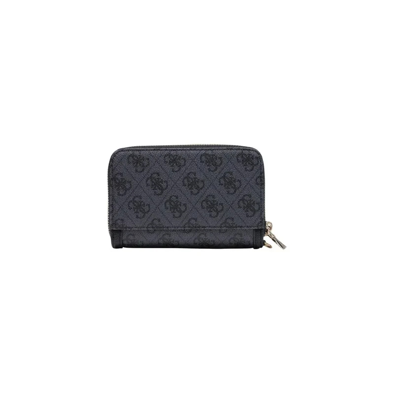Damen-Geldbörse Coleen Logo Grau aus Polyurethan 16 cm