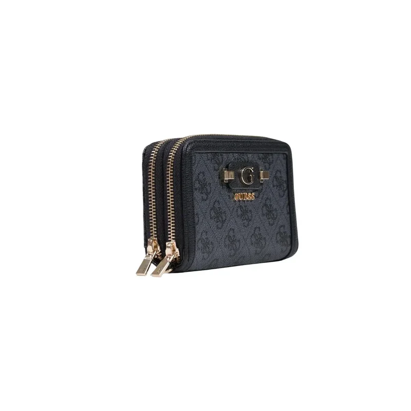 Damen-Geldbörse Coleen Logo Grau aus Polyurethan 16 cm