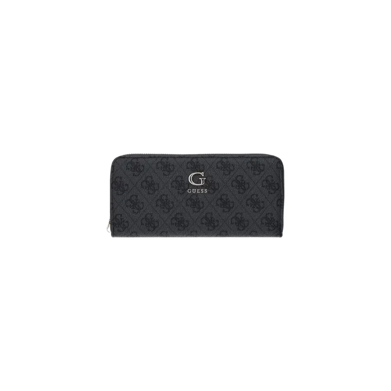 Damen-Geldbörse Coleen Logo Grau aus Polyurethan 16 cm