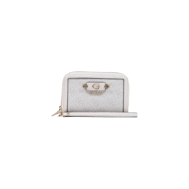 Damen-Geldbörse Coleen Logo Grau aus Polyurethan 16 cm