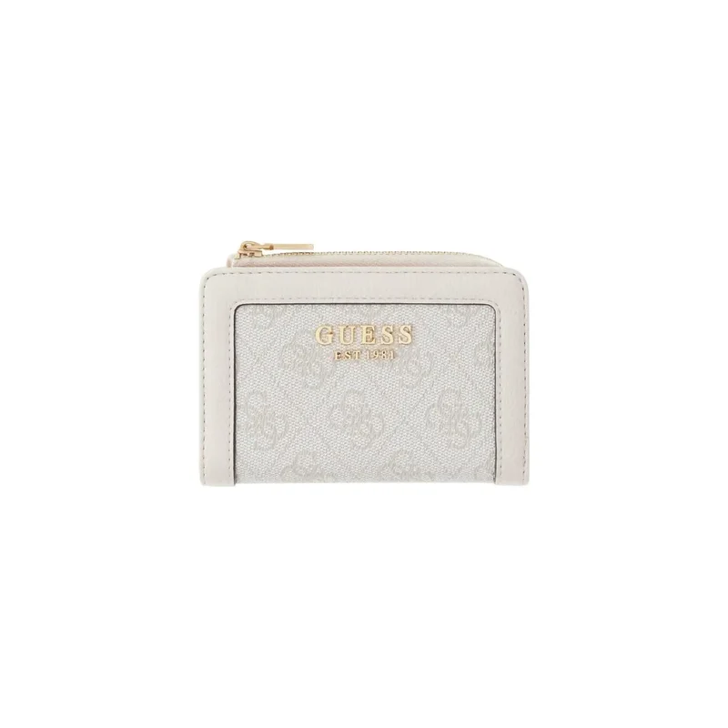 Damen-Geldbörse Coleen Logo Grau aus Polyurethan 16 cm