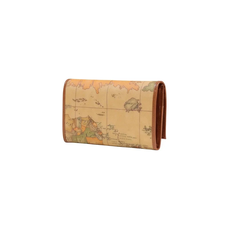 Alviero Martini Prima Classe Damenbeige Reißverschluss-Geldbörse W016