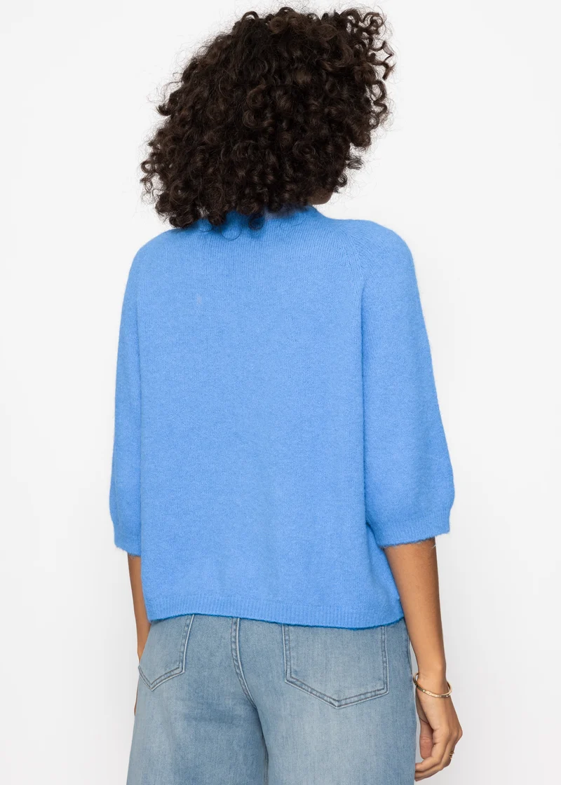 Strickoberteil - blau