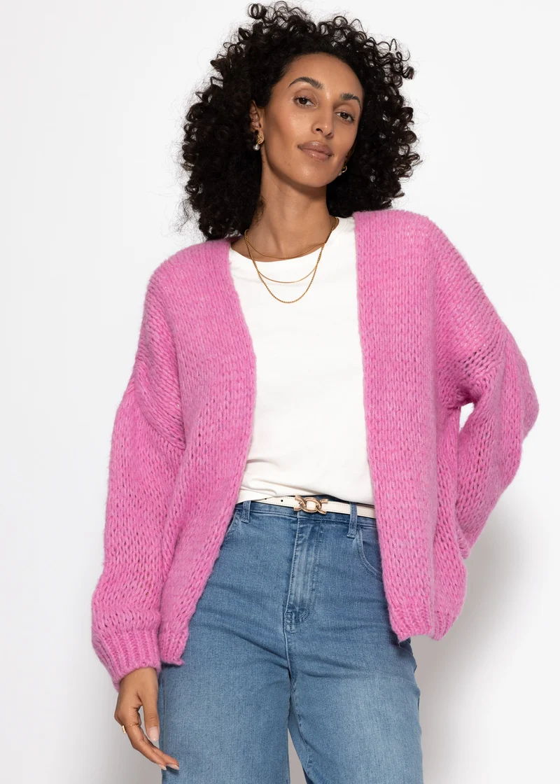 Oversize Cardigan - pink