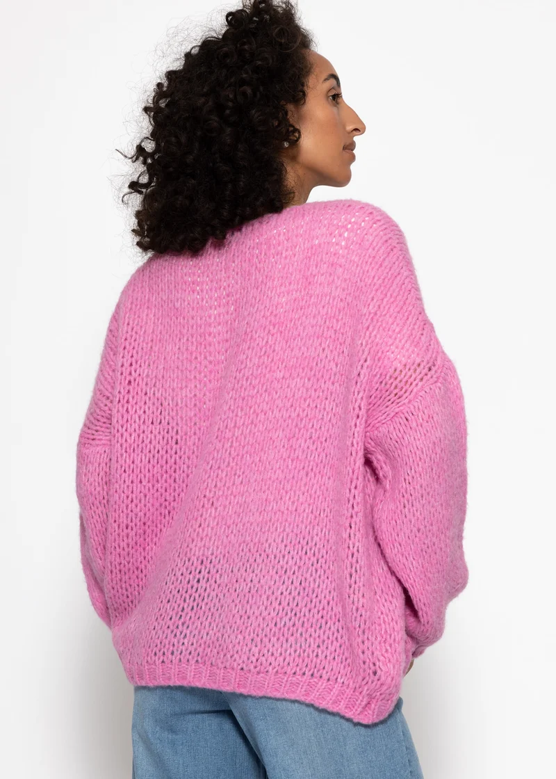 Oversize Cardigan - pink
