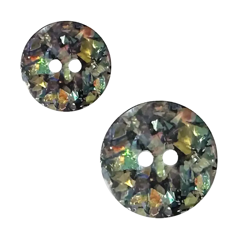 Glitzerknopf