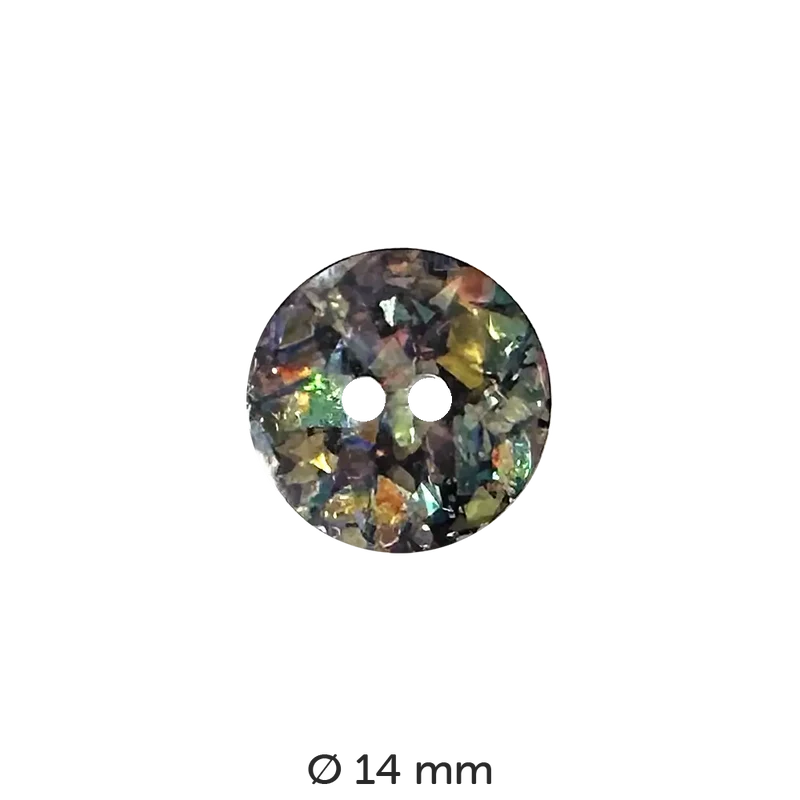 Glitzerknopf