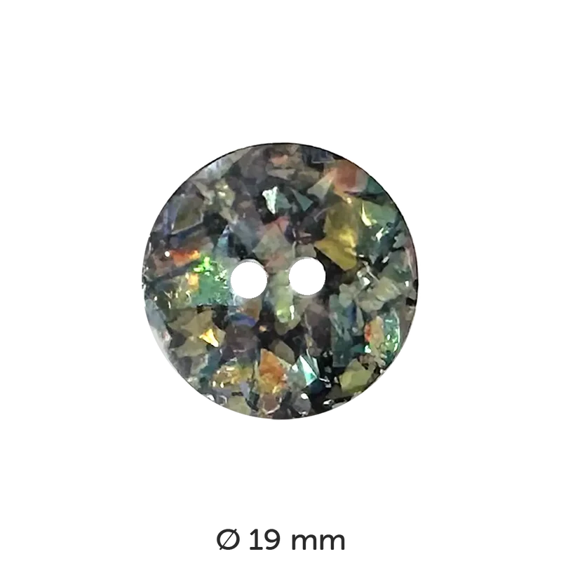 Glitzerknopf