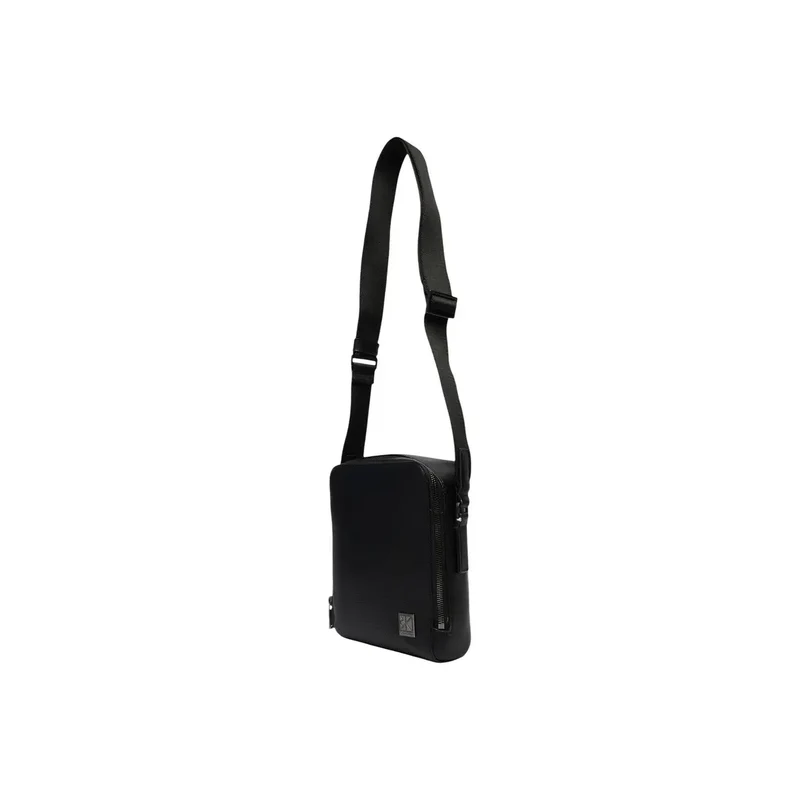 Calvin Klein Herren Schultertasche Schwarz aus Polyurethan 17x21x7