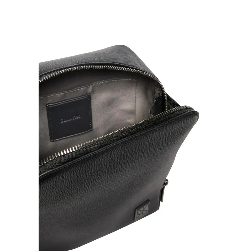 Calvin Klein Herren Schultertasche Schwarz aus Polyurethan 17x21x7