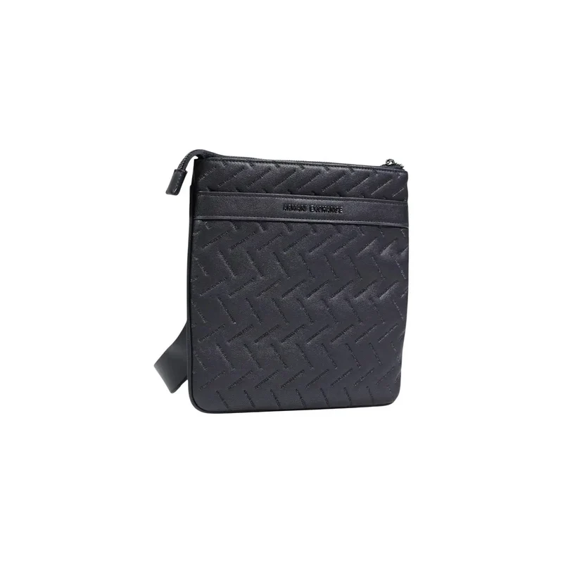 Armani Exchange Herren-Schultertasche Schwarz aus Polyester 23×23×2