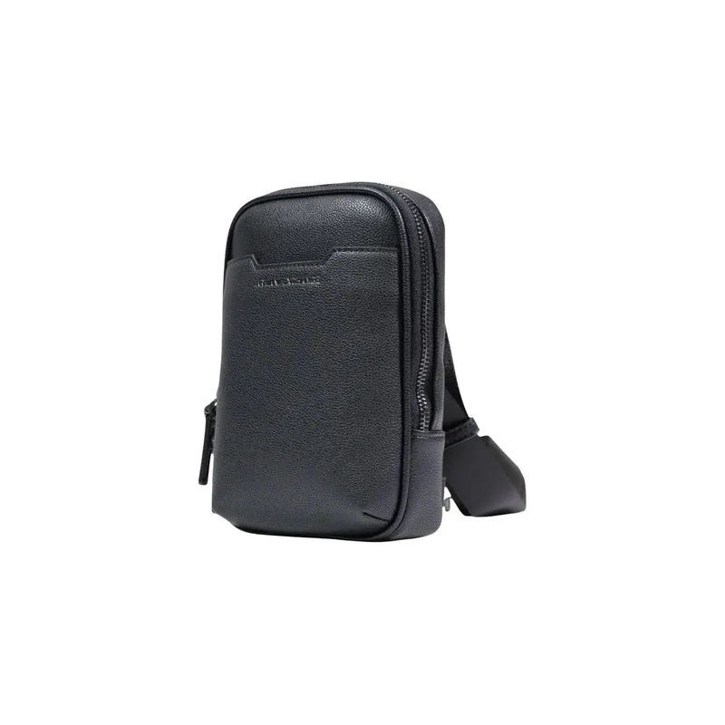 Armani Exchange Herren-Schultertasche Schwarz aus Polyester 15x20x6