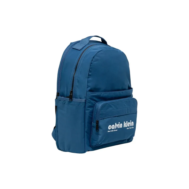 Calvin Klein Herren-Blauer Rucksack mit Taschen, 32 x 46 x 13 cm