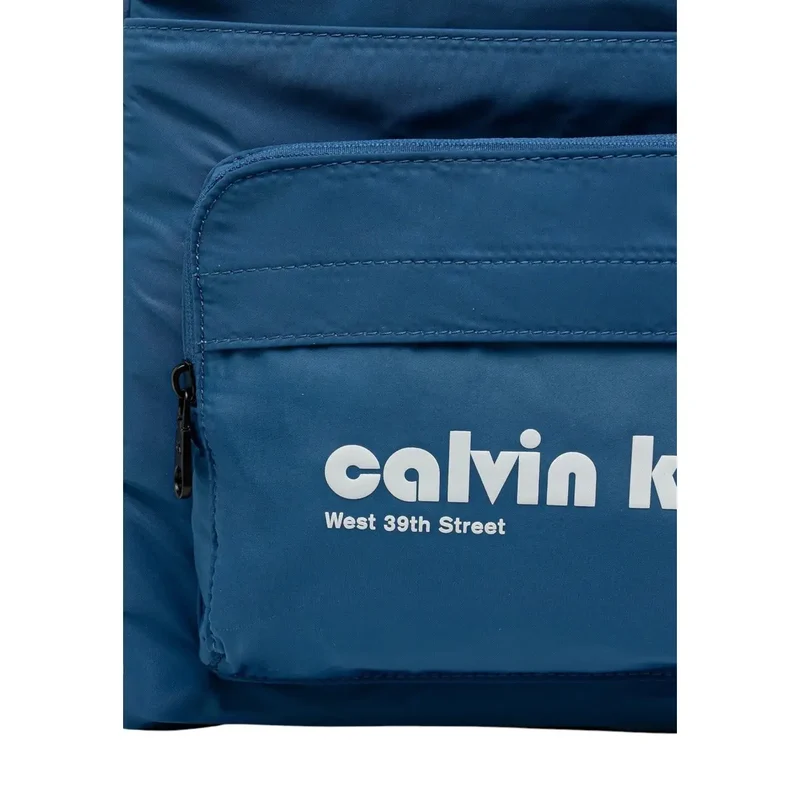 Calvin Klein Herren-Blauer Rucksack mit Taschen, 32 x 46 x 13 cm