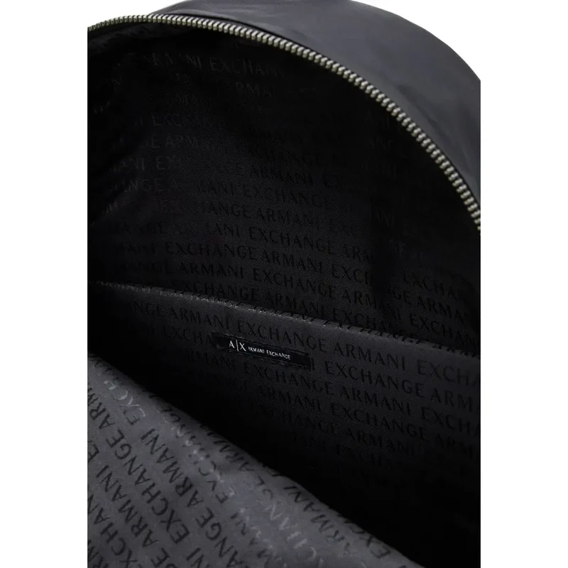 Armani Exchange Herren Rucksack in Schwarz mit Taschen Größe 31x45x19