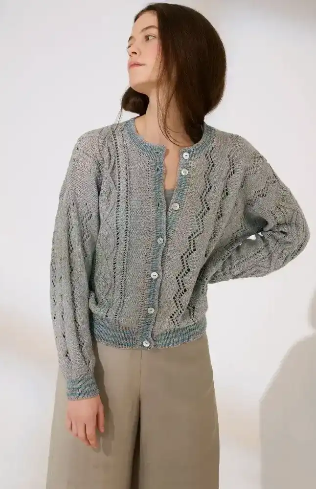Cardigan C28M25 (Strickset)