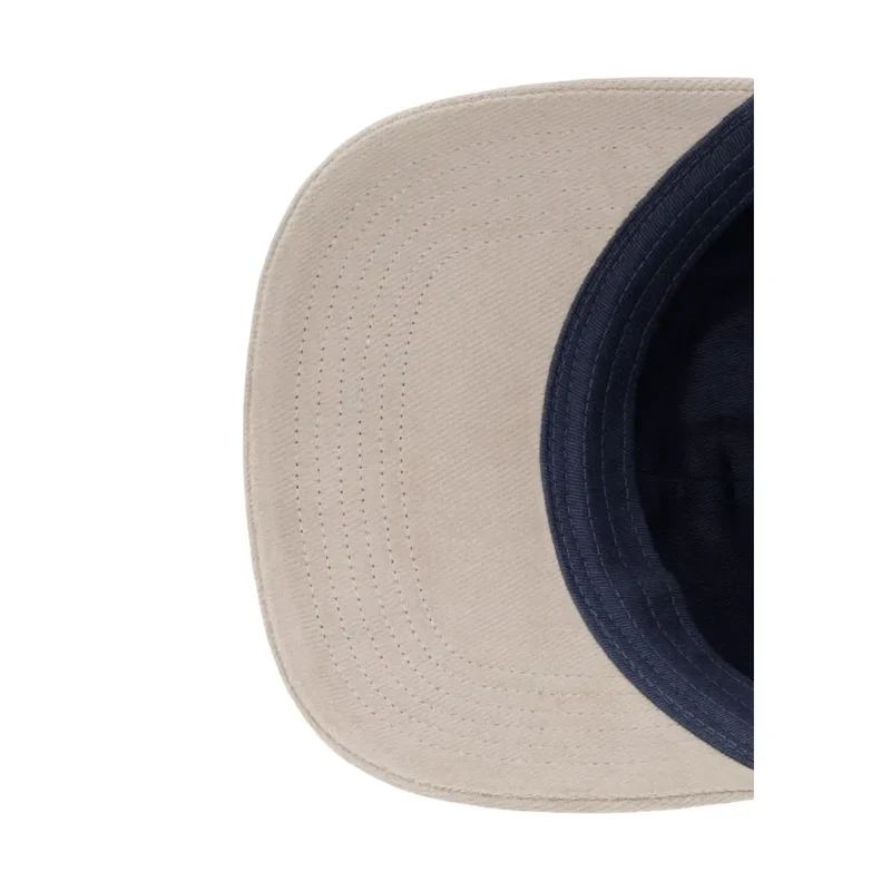 Calvin Klein Herren Cap aus Baumwolle mit Colorblock-Design aus Mischgewebe, Blau