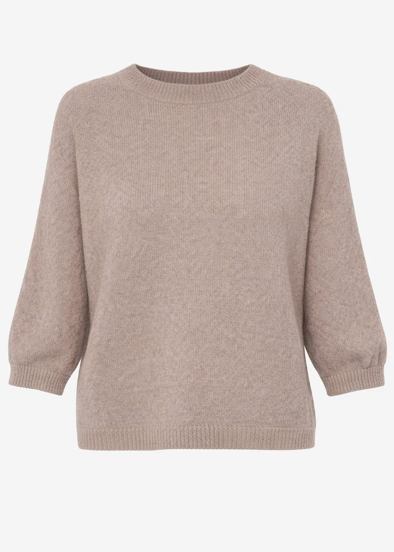 Strickoberteil - taupe