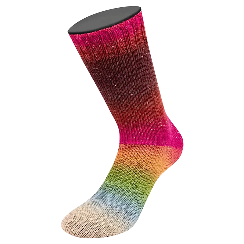 Meilenweit 100 Merino Color Mix Sparks Sockenwolle
