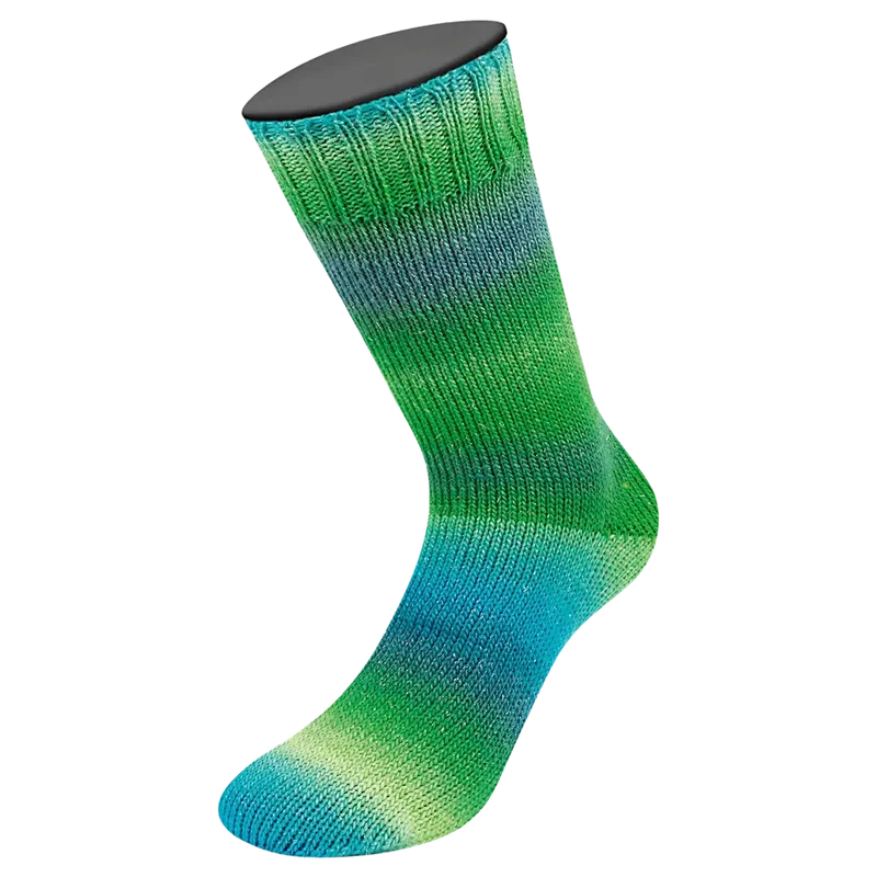 Meilenweit 100 Merino Color Mix Sparks Sockenwolle