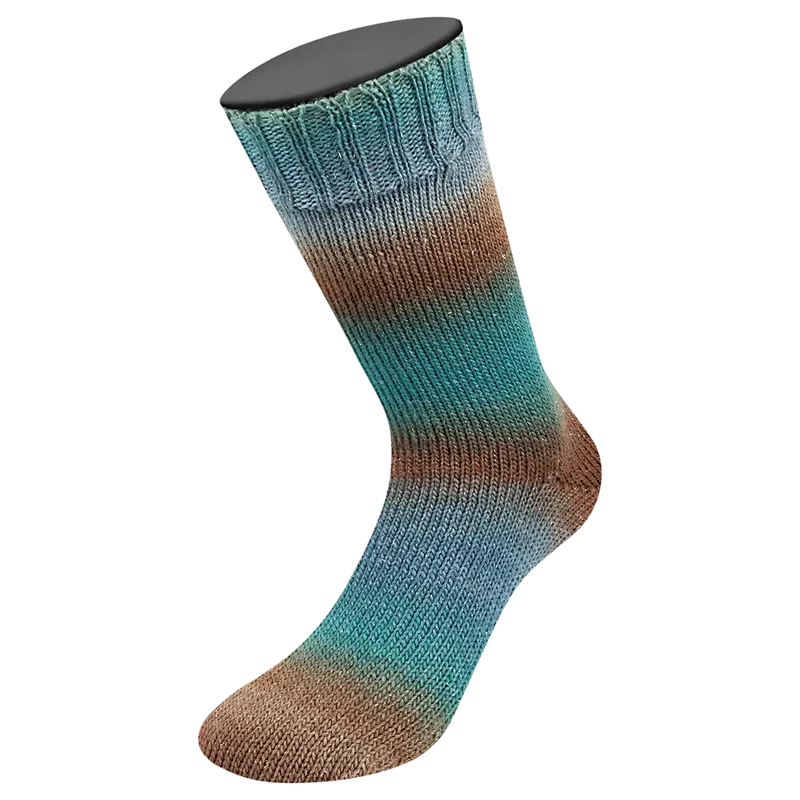 Meilenweit 100 Merino Color Mix Sparks Sockenwolle