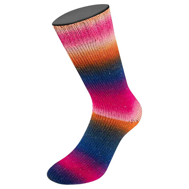 Meilenweit 100 Merino Color Mix Sparks Sockenwolle