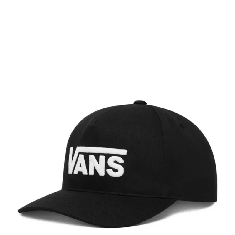 Herren-Cap aus schwarzem Baumwollstoff mit Baseballkappe – Frühlings- und Sommeraccessoire