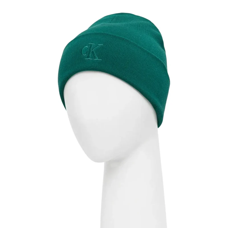Calvin Klein Herrenmütze in Grün aus Viskosemischgewebe für Herbst und Winter als Accessoire