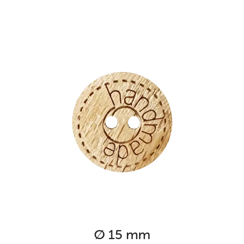 Holzknopf Handmade