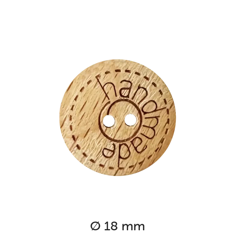 Holzknopf Handmade