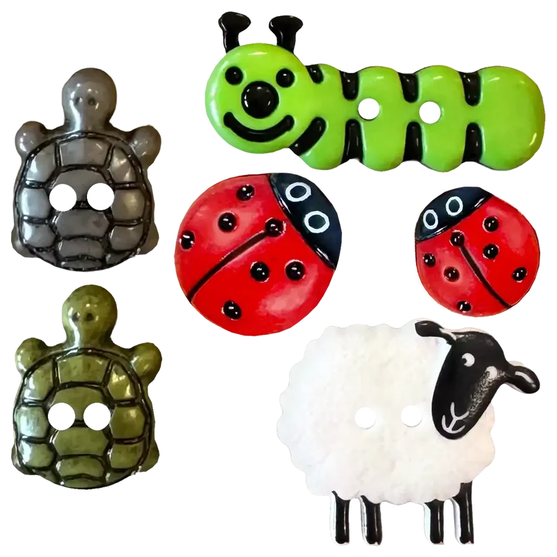 Figurenknopf Tiere