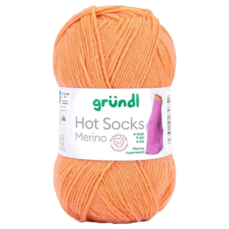 Hot Socks Merino 4-fach Sockenwolle