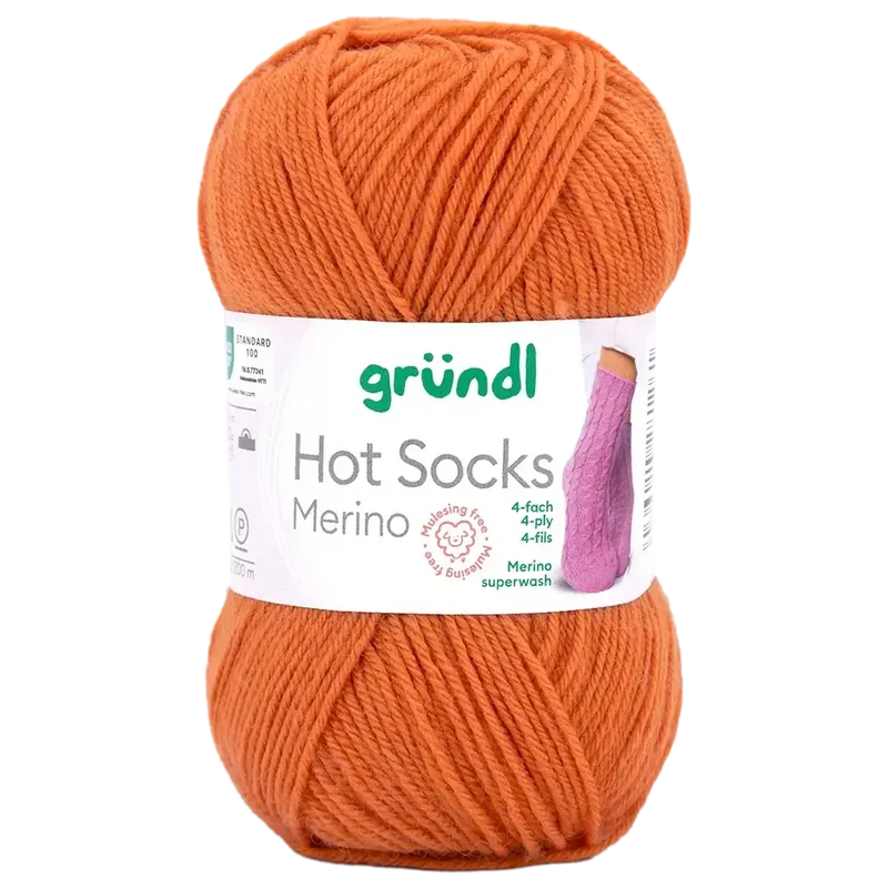 Hot Socks Merino 4-fach Sockenwolle