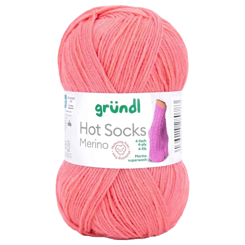 Hot Socks Merino 4-fach Sockenwolle