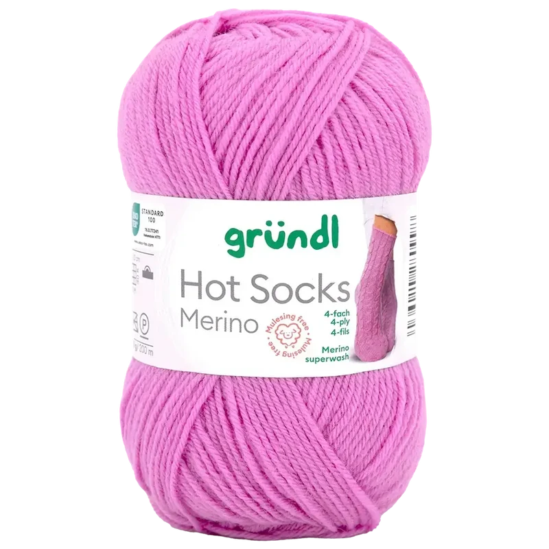 Hot Socks Merino 4-fach Sockenwolle