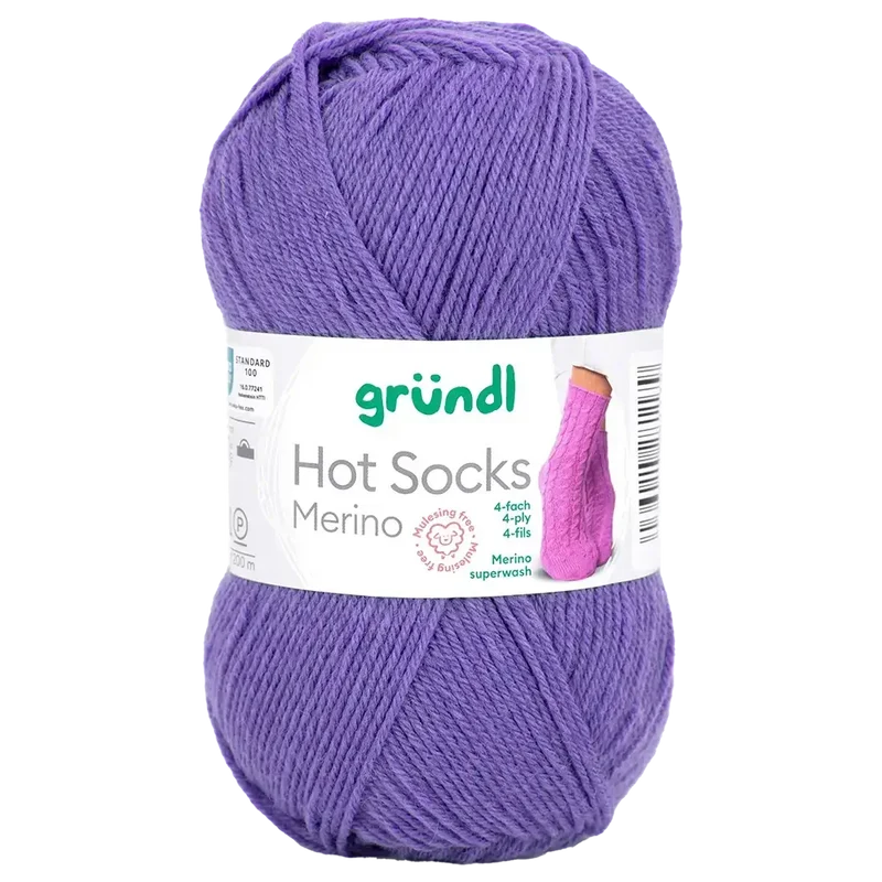 Hot Socks Merino 4-fach Sockenwolle