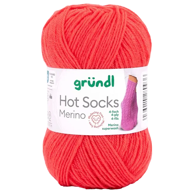 Hot Socks Merino 4-fach Sockenwolle